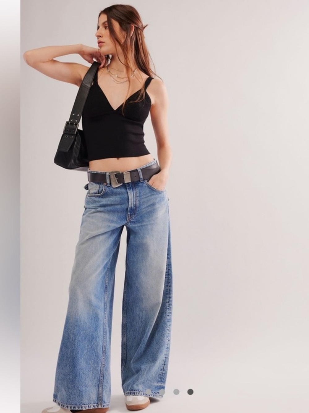 Free People Intimately | Like new Taegan Swit Cami knit crop tank top size large